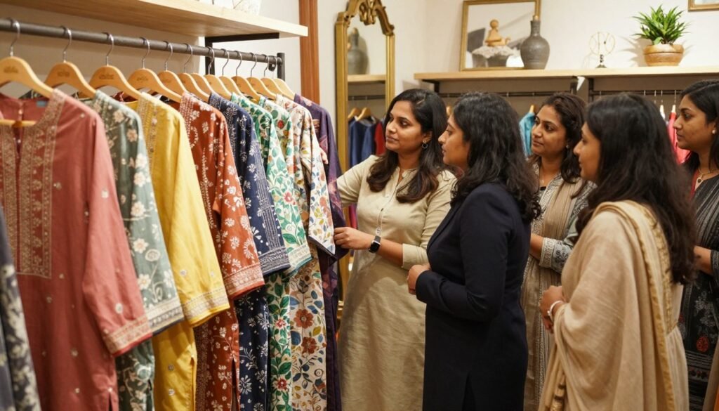 how to choose kurti set online
