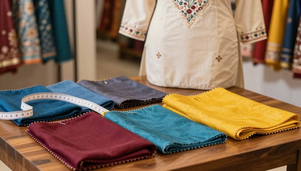 kurti set material guide
