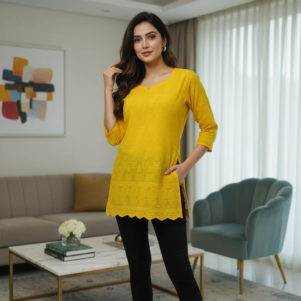 everyday-comfort-cotton-short-kurti-effortless-daily-wear-essential