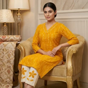 Premium Cotton Co-Ord Set for Women | Elegant Office Wear, Daily Wear,Festive Collection